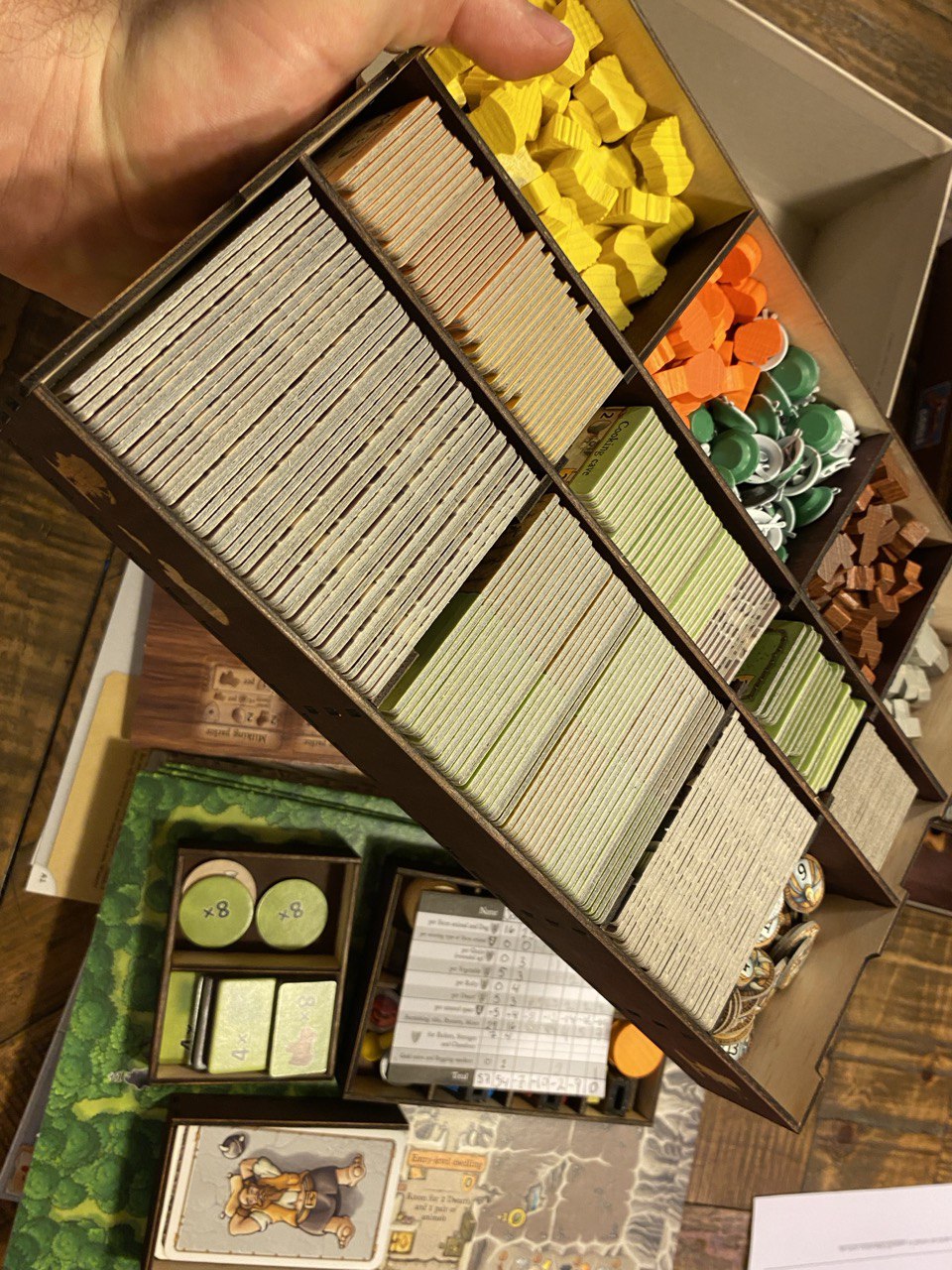Timber Organiser for Caverna