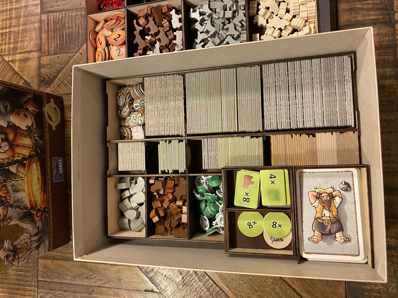 Timber Organiser for Caverna