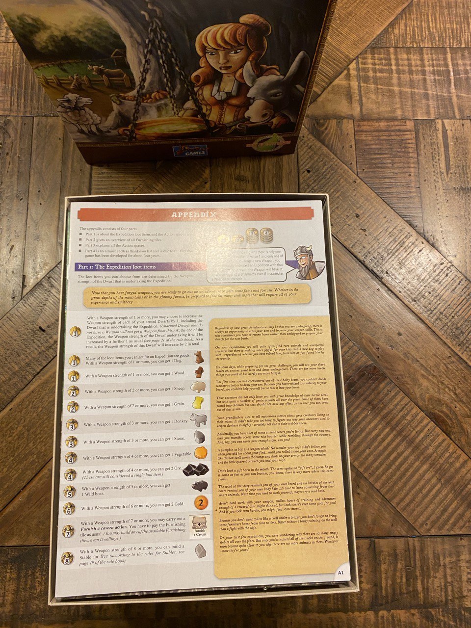 Timber Organiser for Caverna