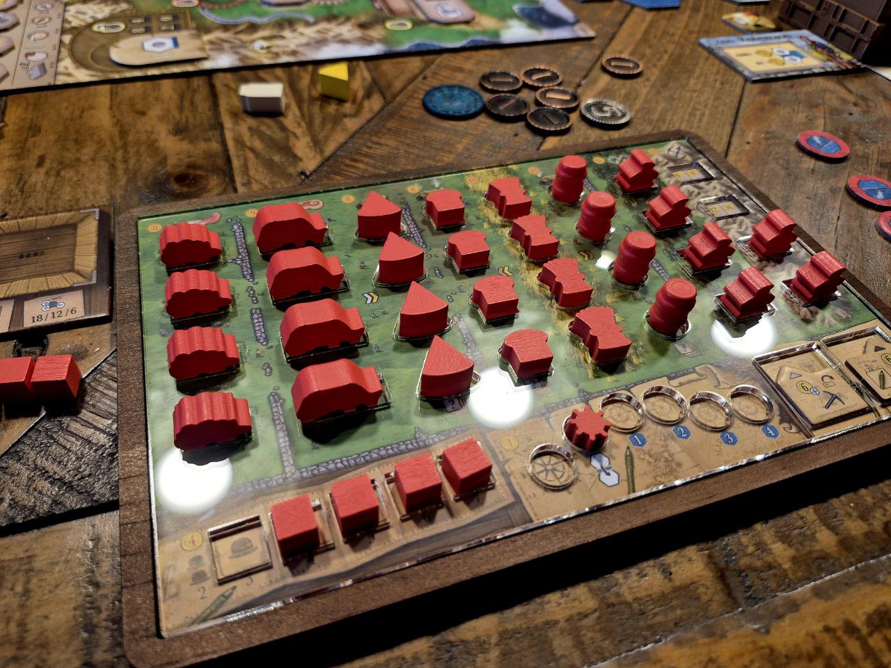 4 Dual layer boards for Clans of Caledonia