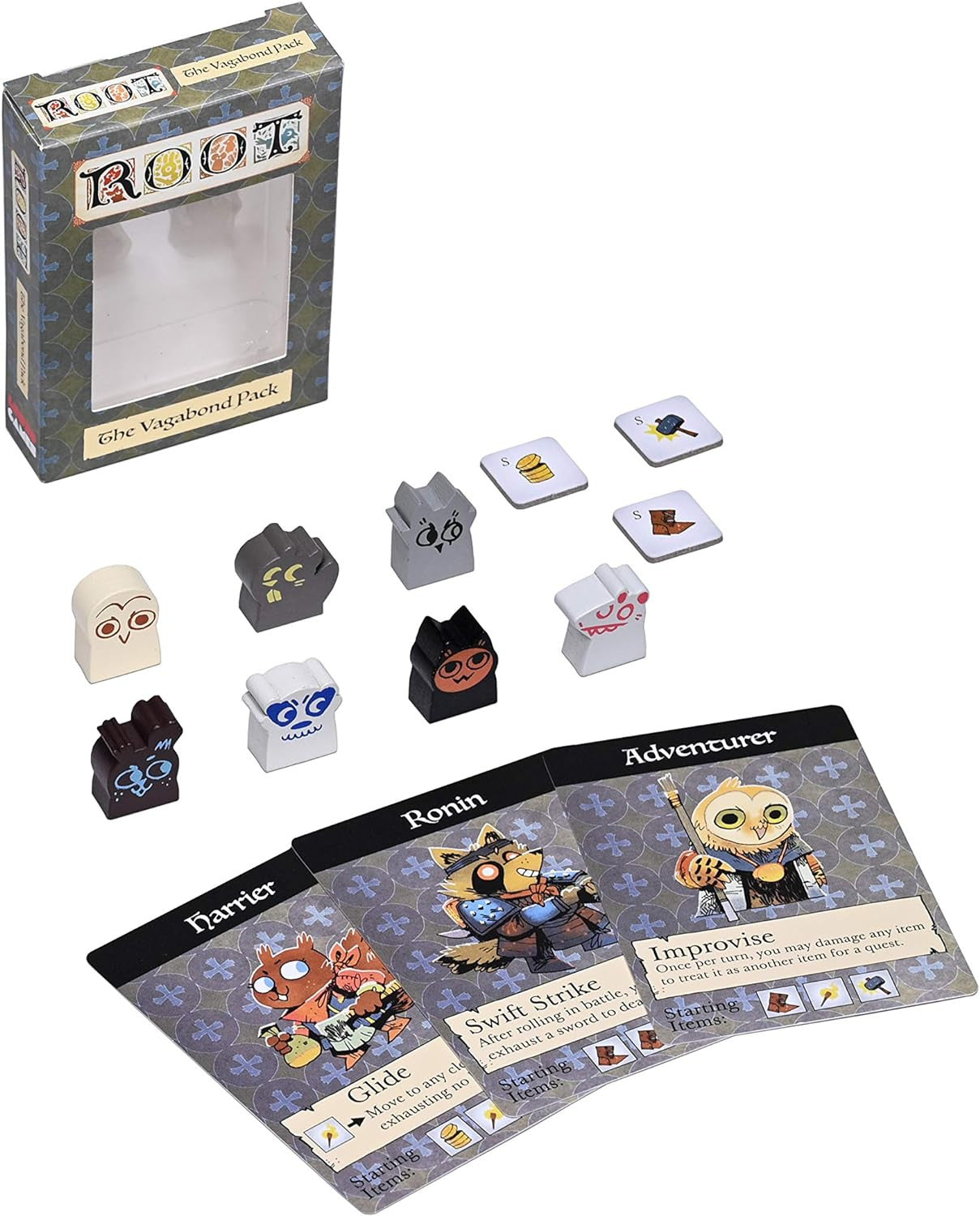 Root Vagabond meeples