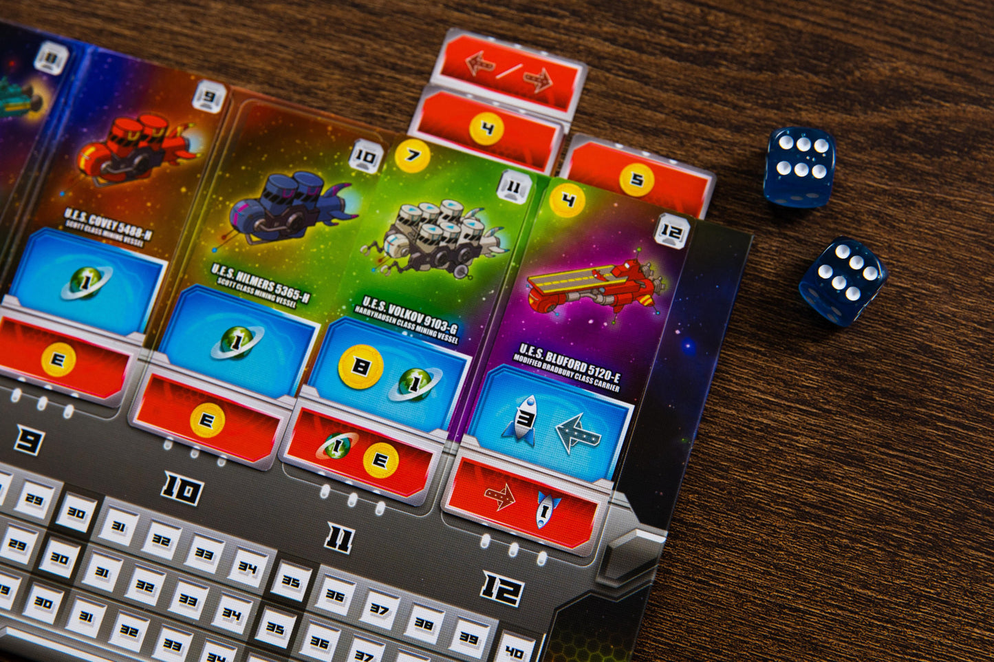 Space Base game with dice