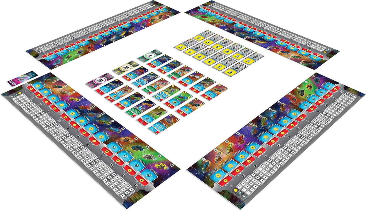 Space Base table setup for 4 players