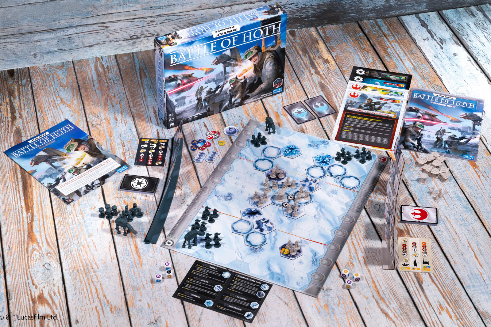 Star Wars Battle of Hoth board game