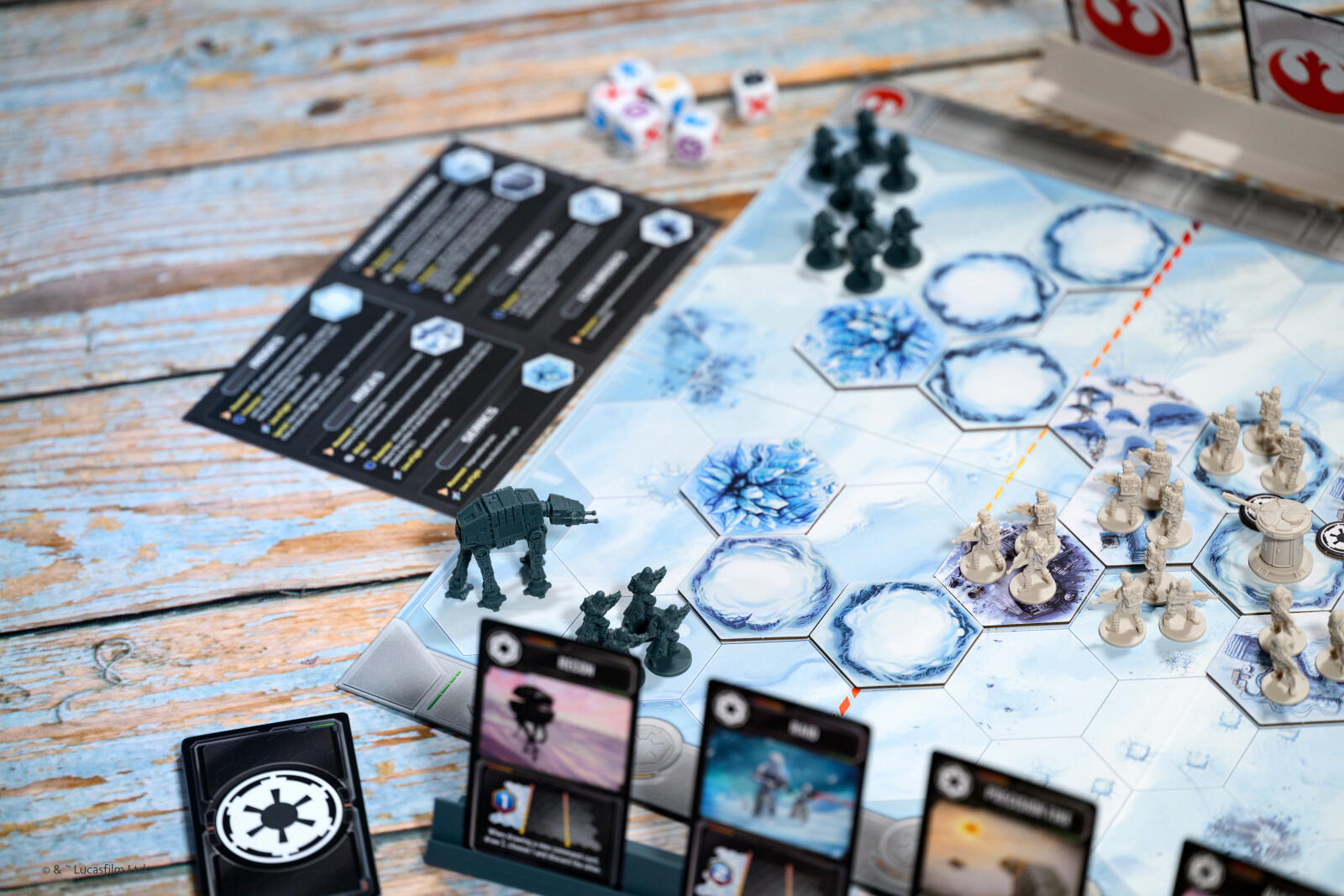 Star Wars Battle of Hoth board game