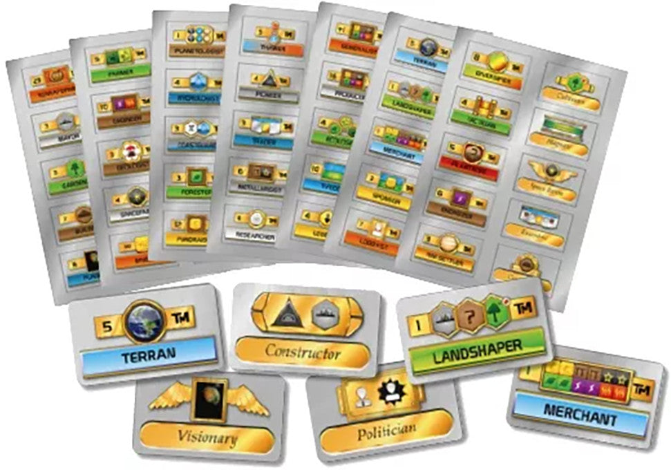 Terraforming Mars milestones and awards
