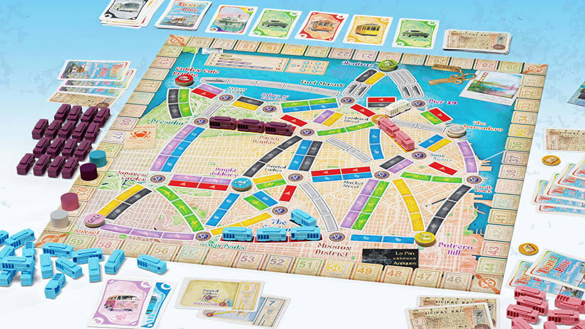 Ticket to ride san francisco board game