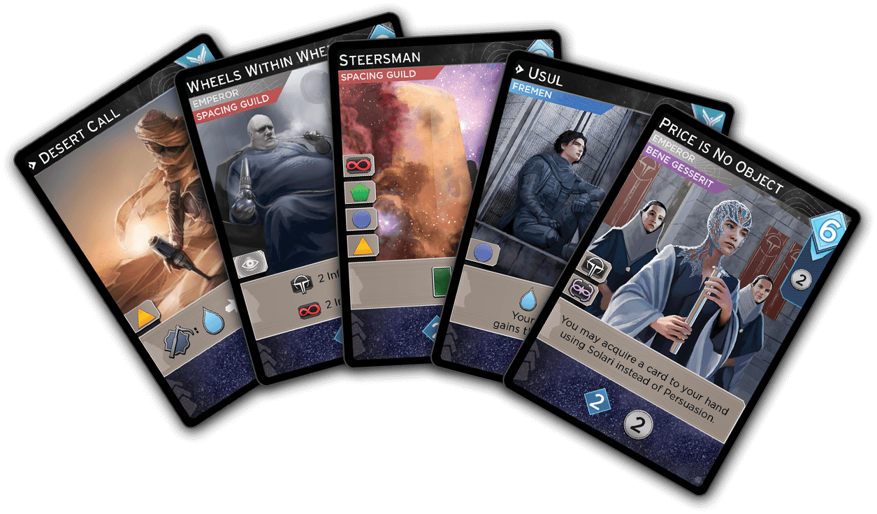 Dune Imperium Uprising board game cards