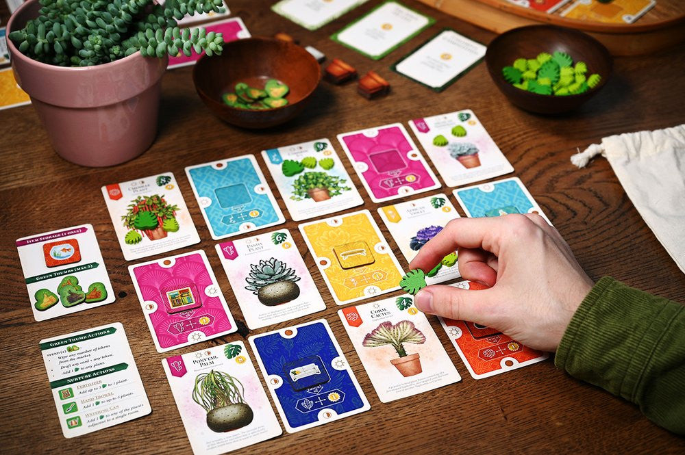 Verdant board game components
