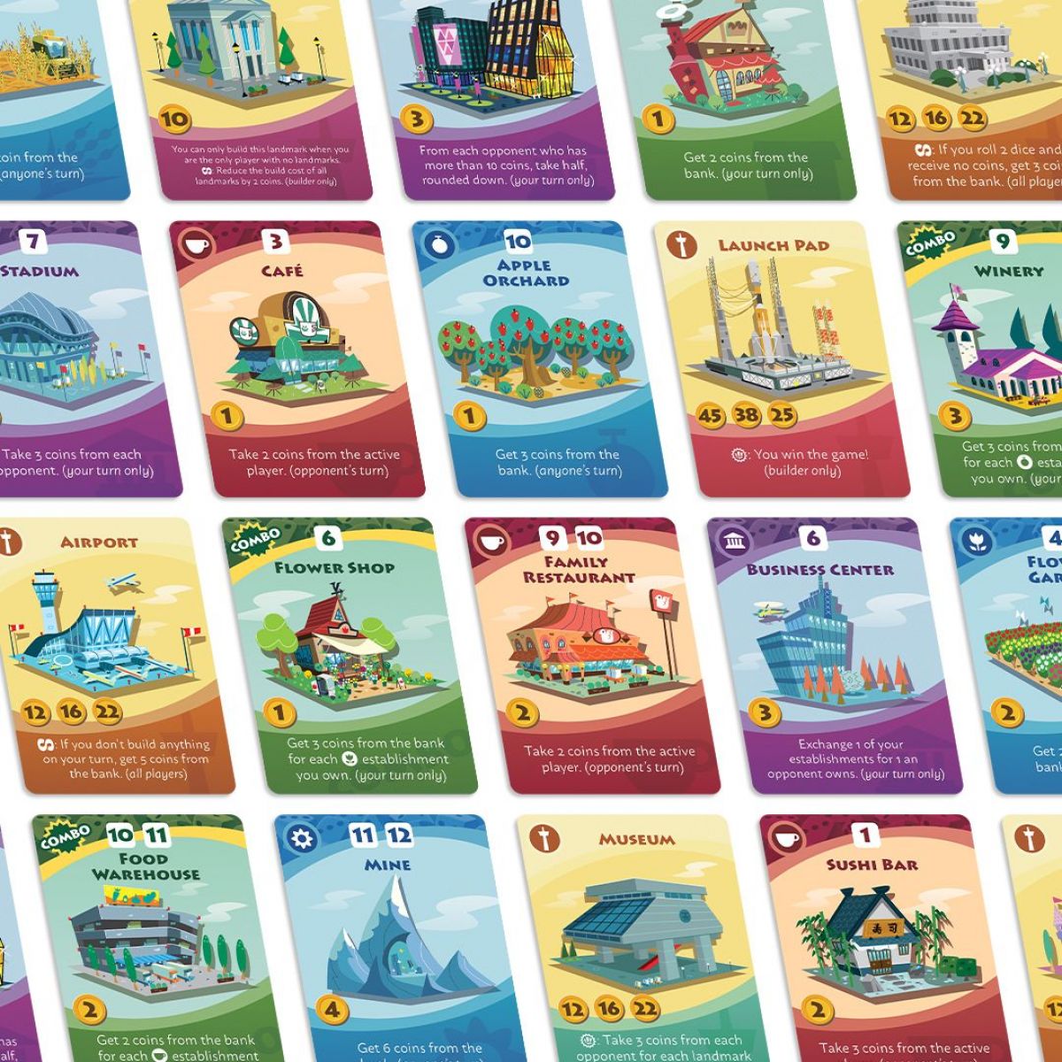 Machi Koro 2 Cards