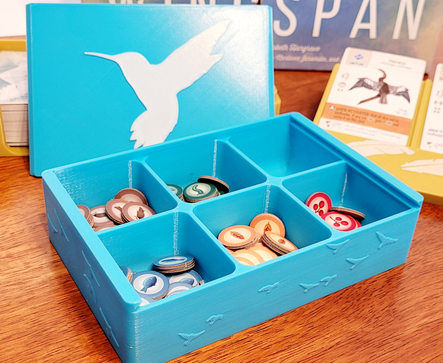 Deluxe Board Organiser for Wingspan - Oceania and European