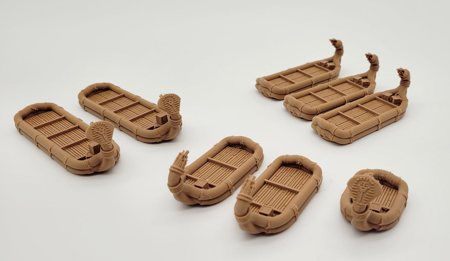 Reed boats for Imhotep