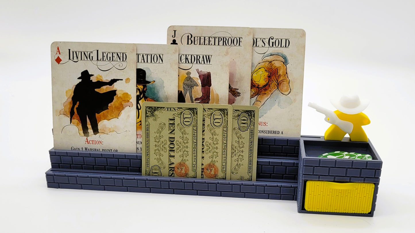A Card Holder with Mix n Match Meeples n Costumes