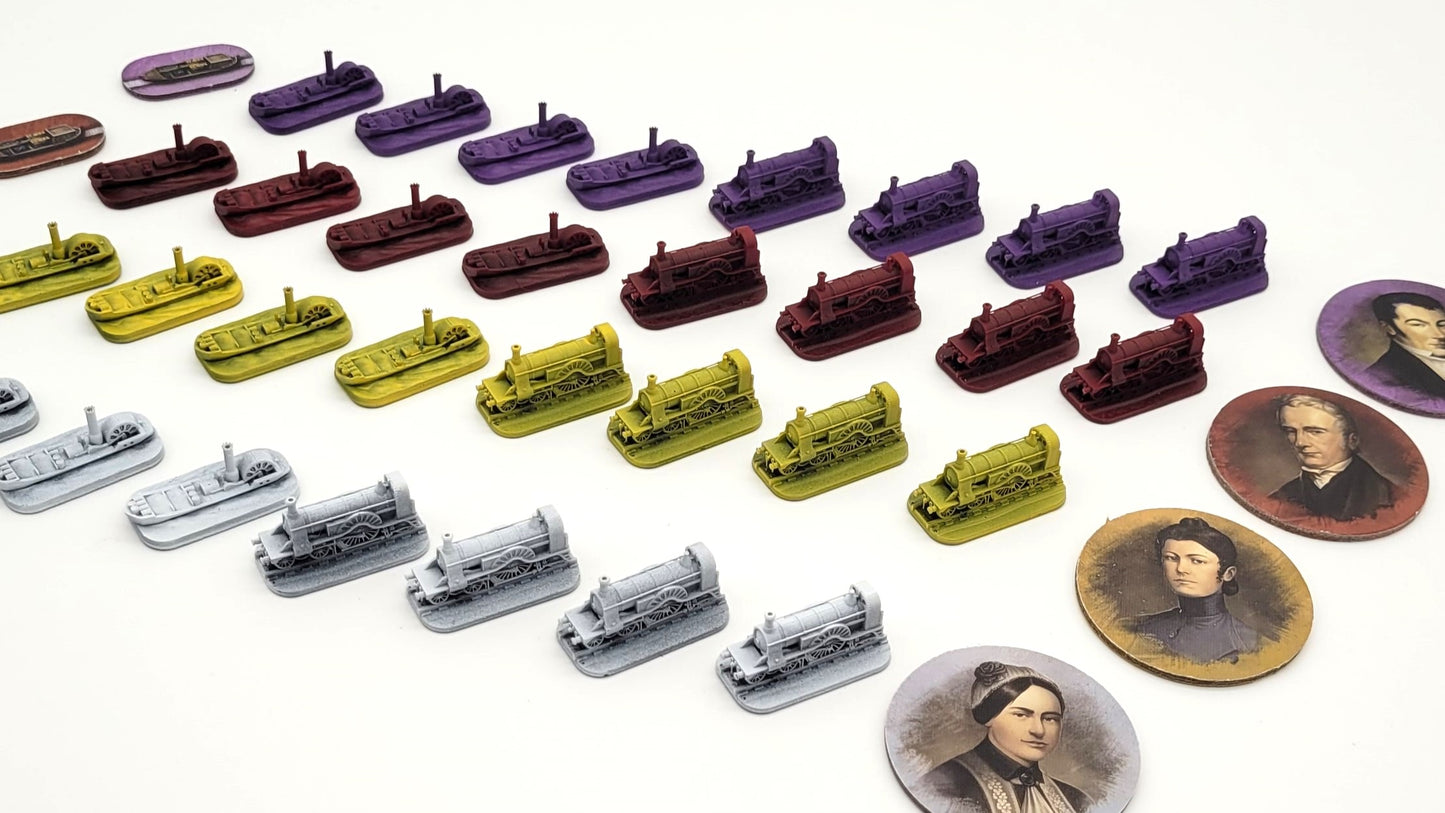 Brass Birmingham Board Game Upgrade Boats and Trains
