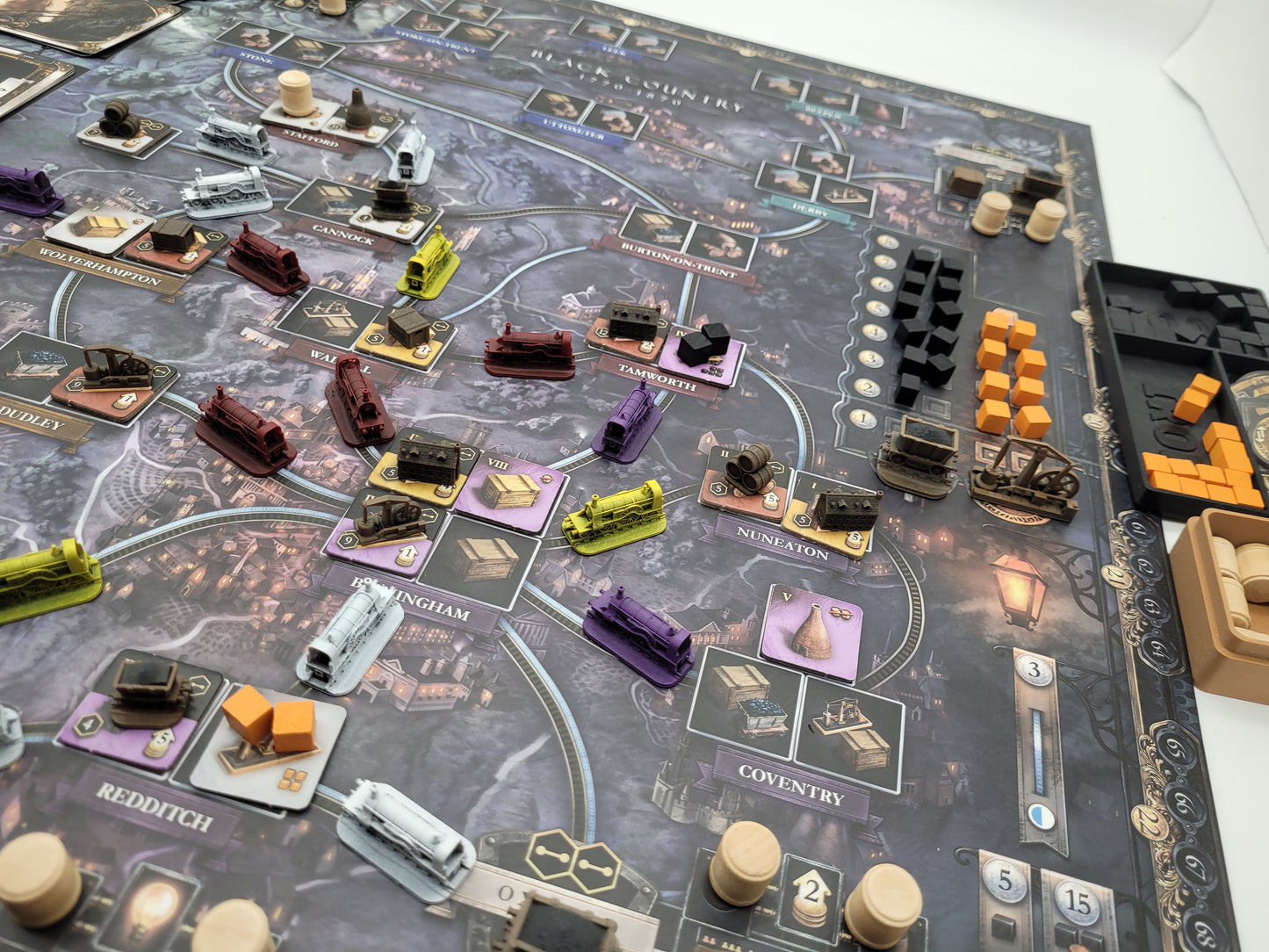 Playing Brass Birmingham with upgrades