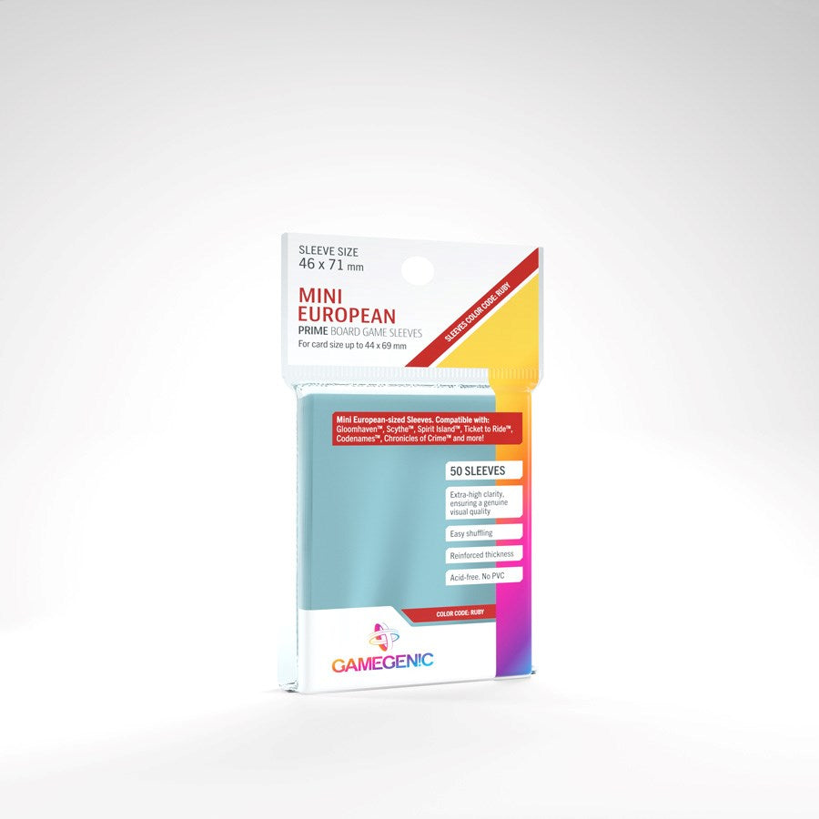 Prime Sleeves - RUBY Mini-European 46 x 71 (50)