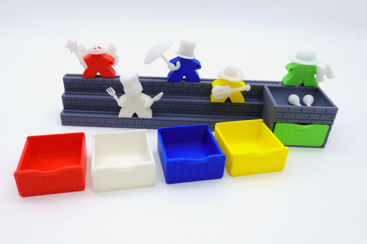 A Card Holder with Mix n Match Meeples n Costumes