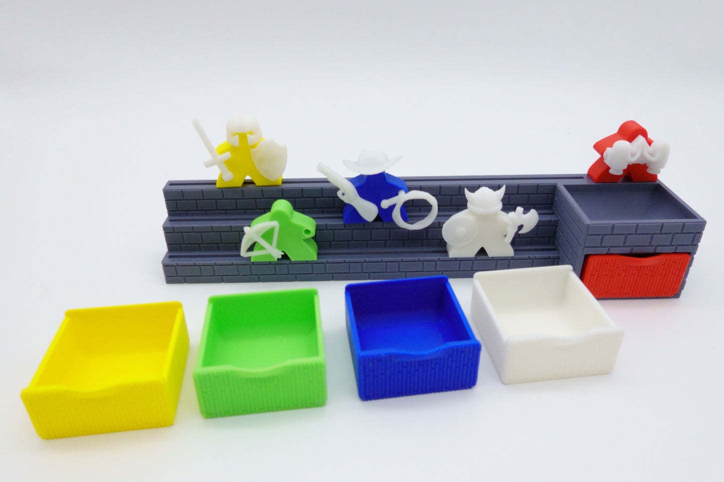 A Card Holder with Mix n Match Meeples n Costumes