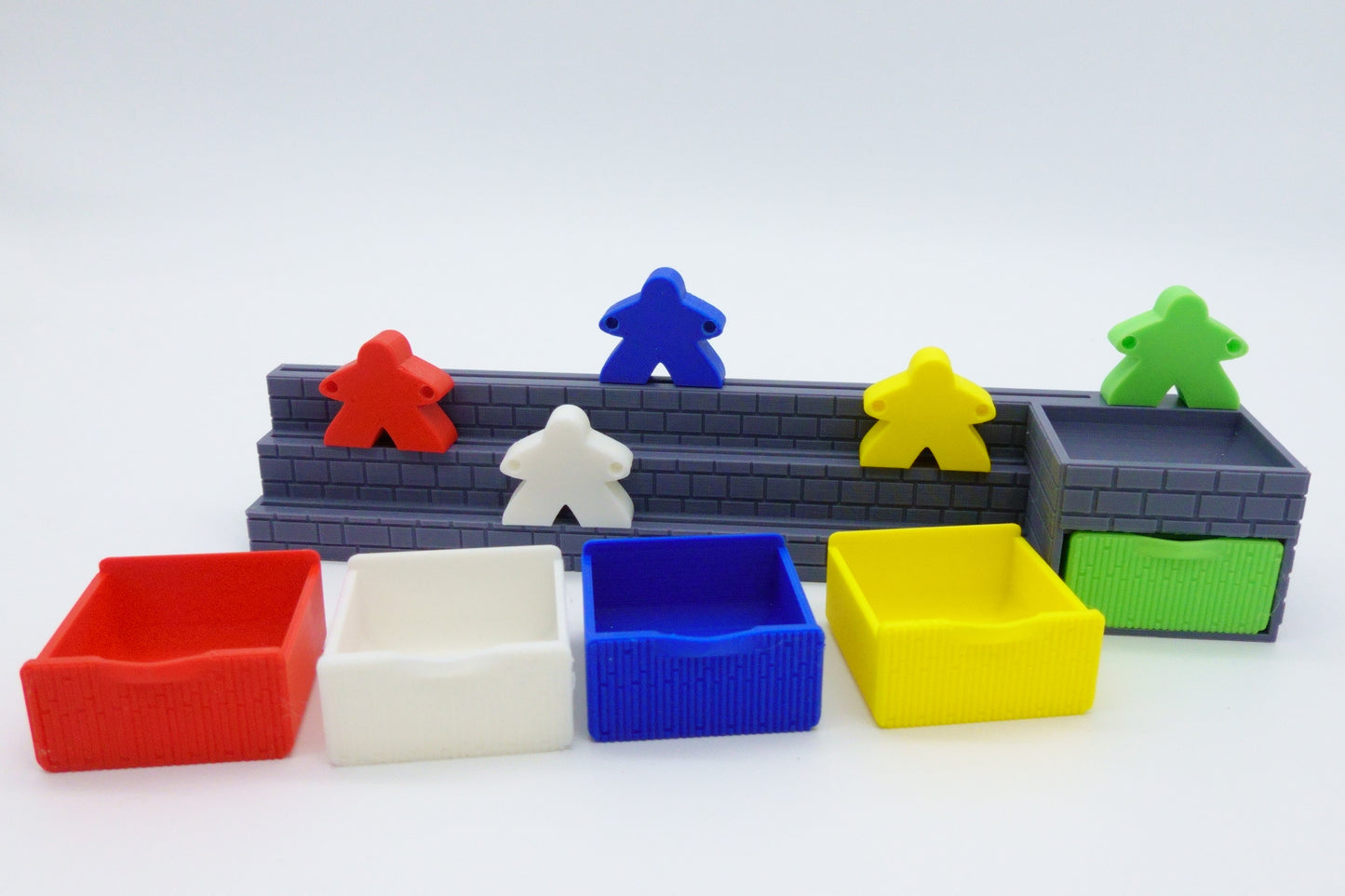 A Card Holder with Mix n Match Meeples n Costumes