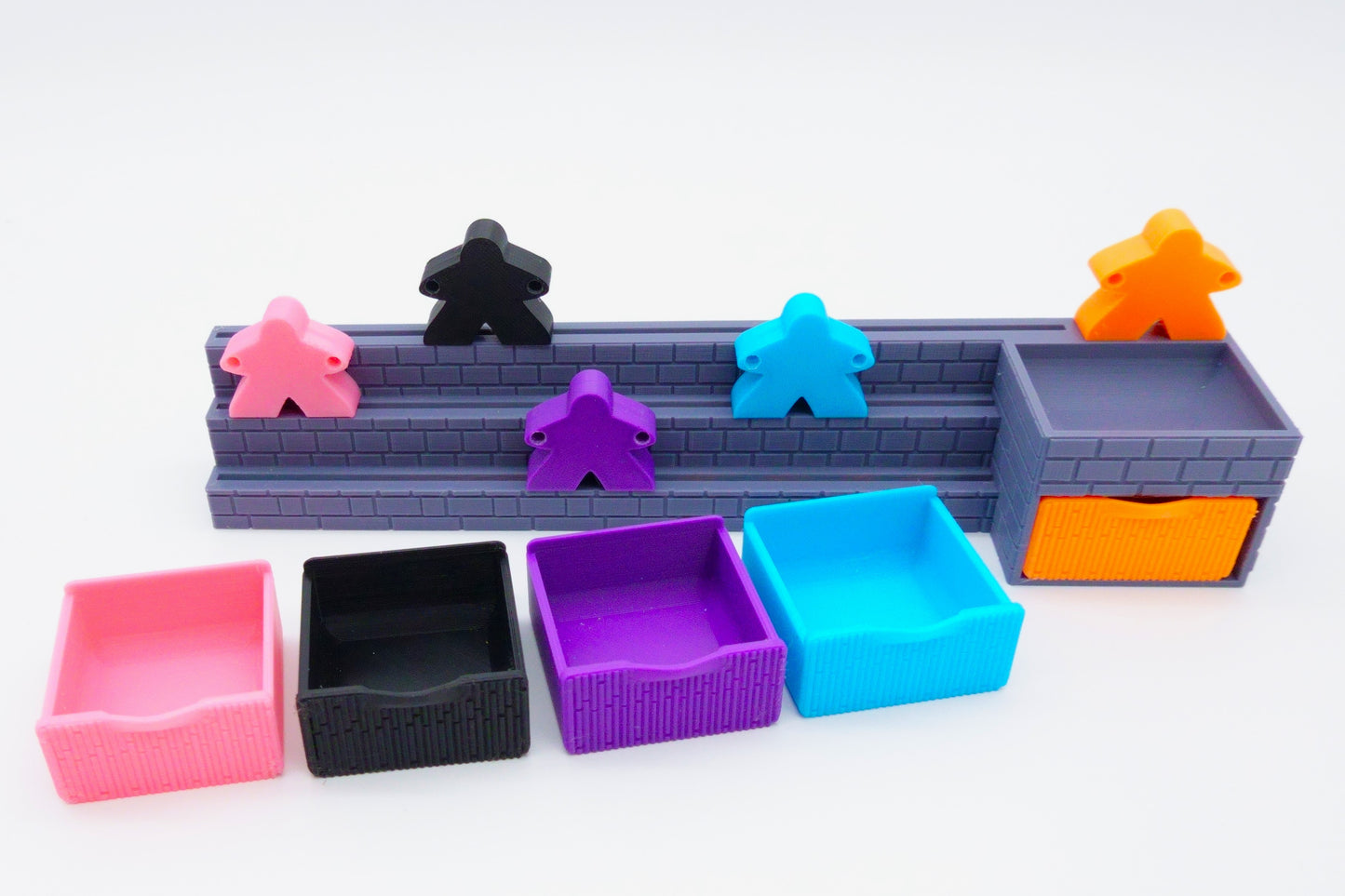 A Card Holder with Mix n Match Meeples n Costumes
