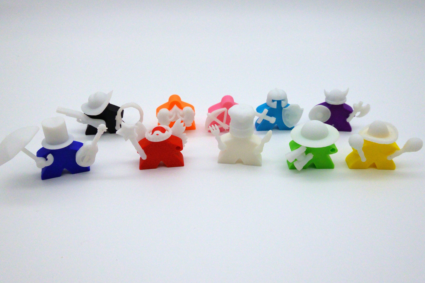 A Card Holder with Mix n Match Meeples n Costumes