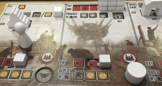 Designing some buildings for Scythe  - Check it out!