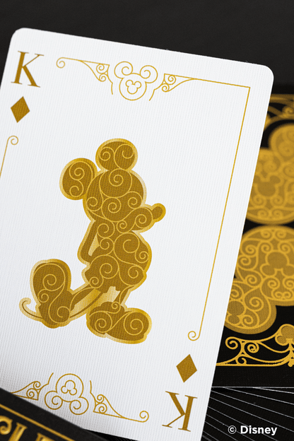 Bicycle Playing Cards Disney - Black & Gold Mickey