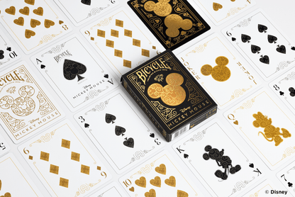 Bicycle Playing Cards Disney - Black & Gold Mickey