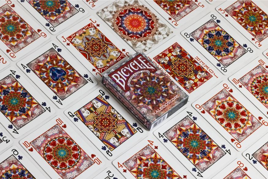 Bicycle Playing Cards - Kaleidoscope Red