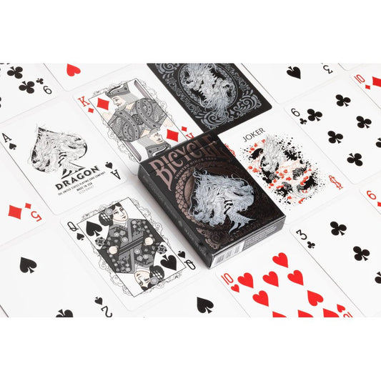 Bicycle Playing Cards - Black Dragon