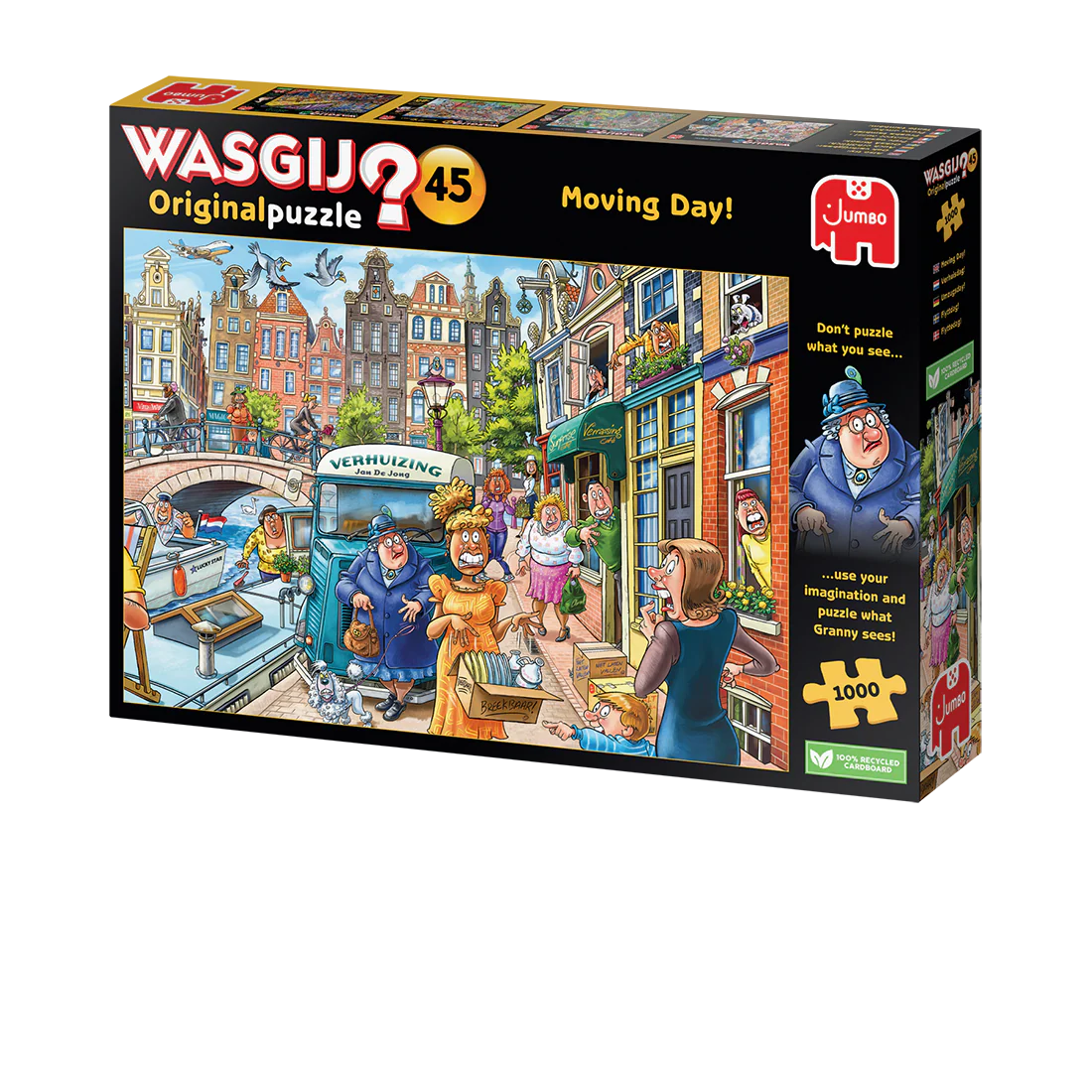 Jumbo Wasgij Original Puzzle 45 box with colorful illustration on a white background