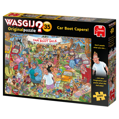 Wasgij Original puzzle box with colorful illustration and branding