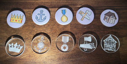 Acrylic Glass Tokens for Maracaibo