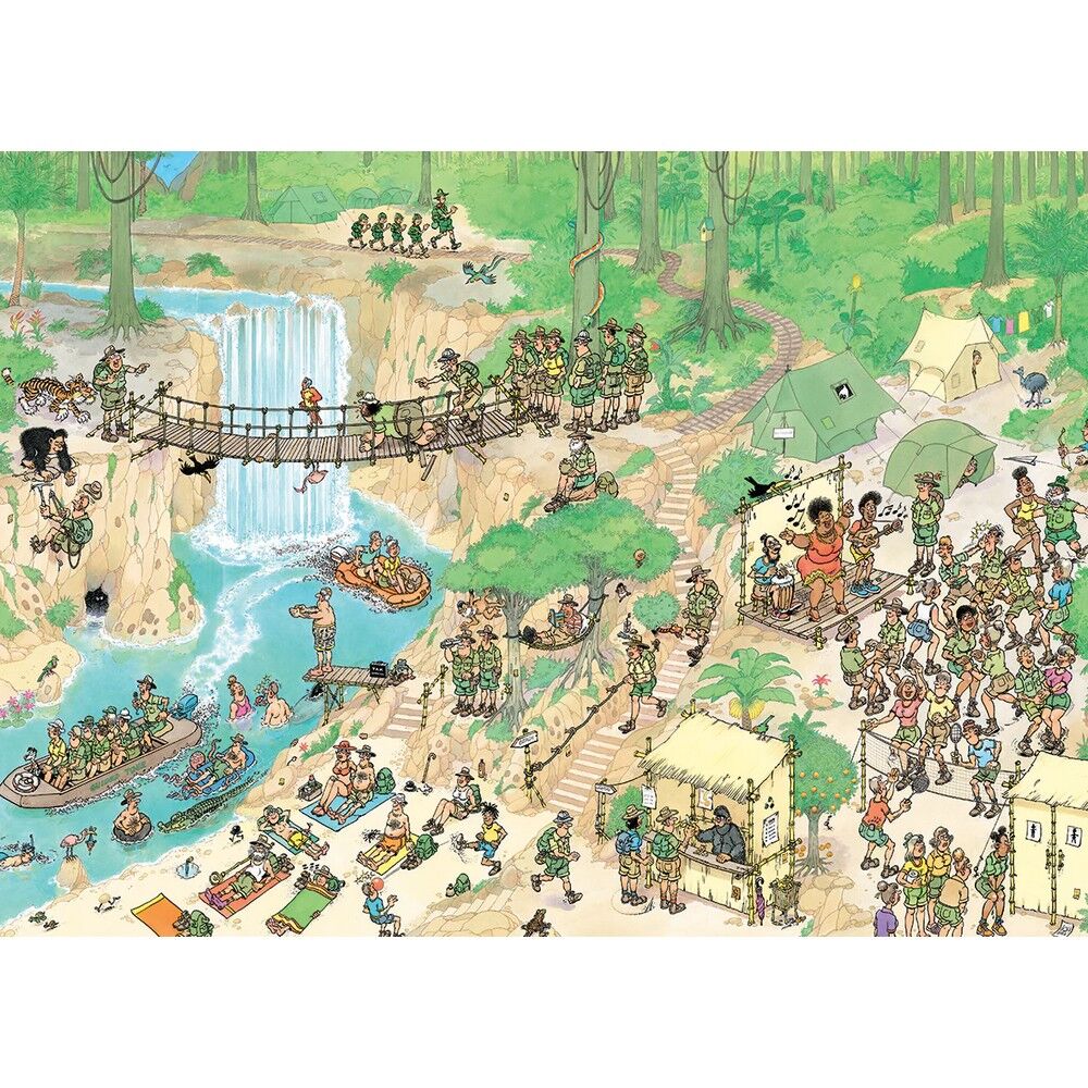 Jan van Haasteren - Jungle Tour Puzzle 1000Pc