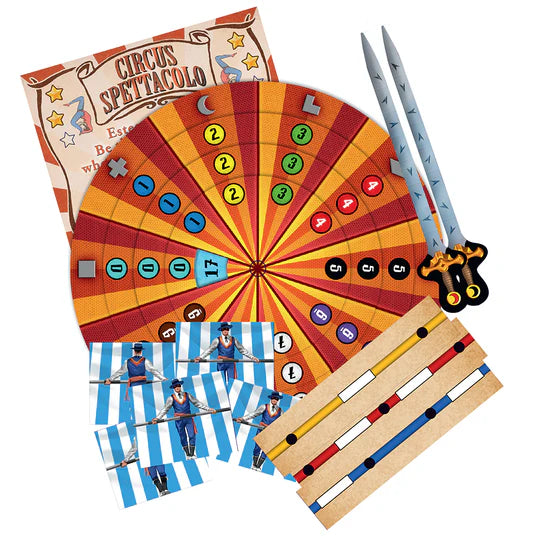 Exit the board game components
