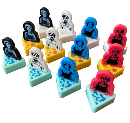 Fromage board game tokens
