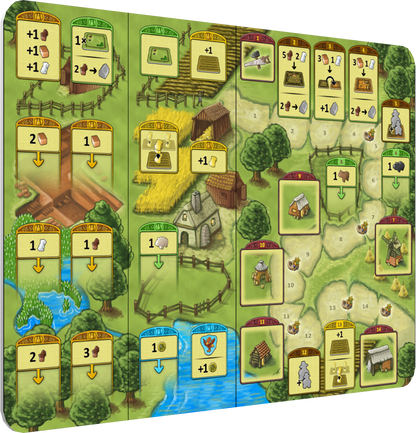 Agricola Family Edition board