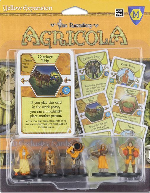 Agricola Yellow Worker Game Tokens