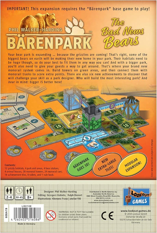 BarenPark Bad News Bears back of box