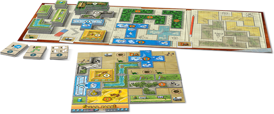 Barenpark board game components and bears