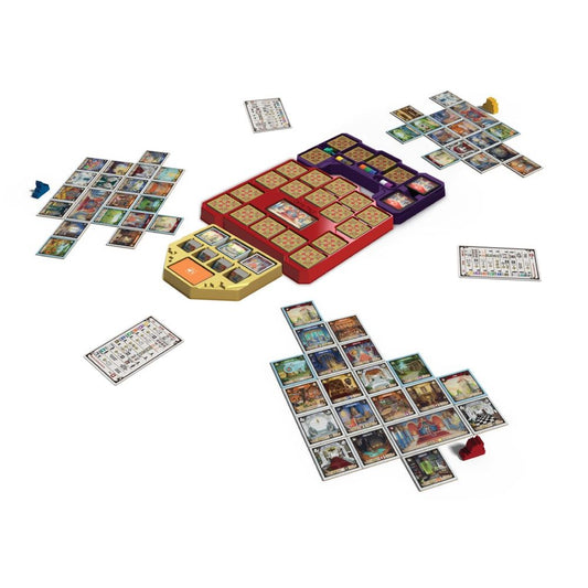 Between two castles board game components