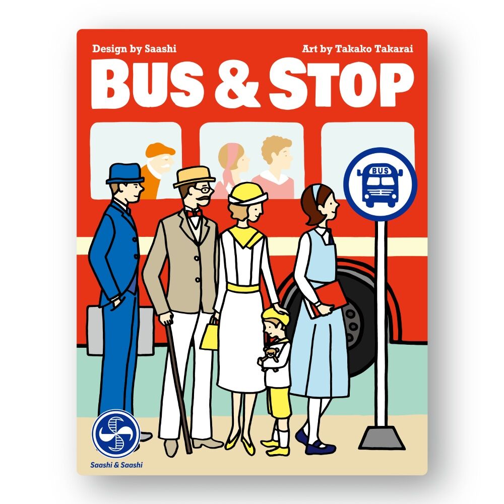 Bus and Stop board game box