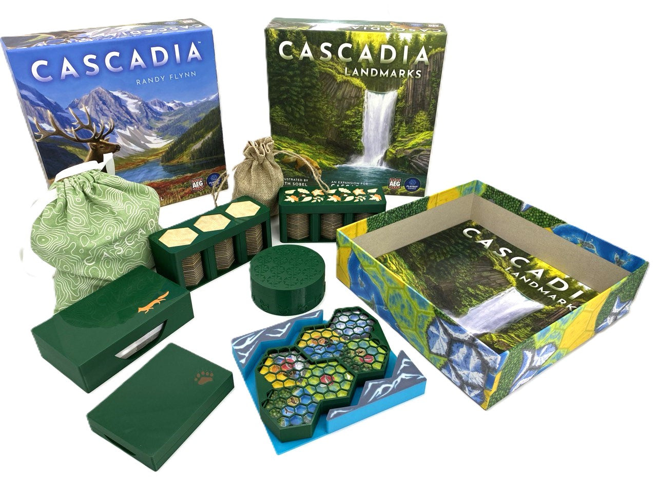 Cascadia organiser components