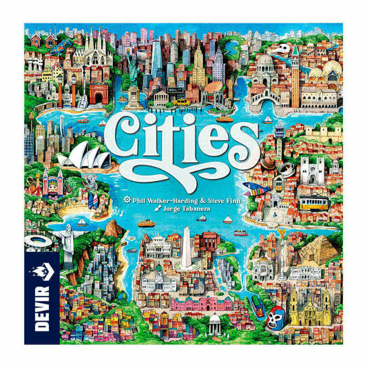 Cities board game box