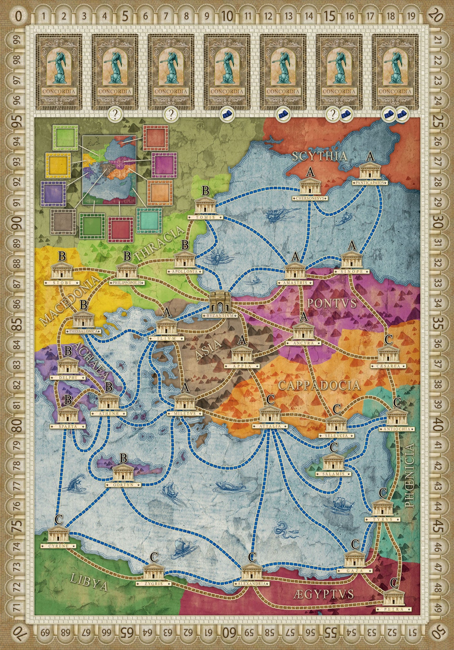 Concordia Salsa Bycantium Map Board