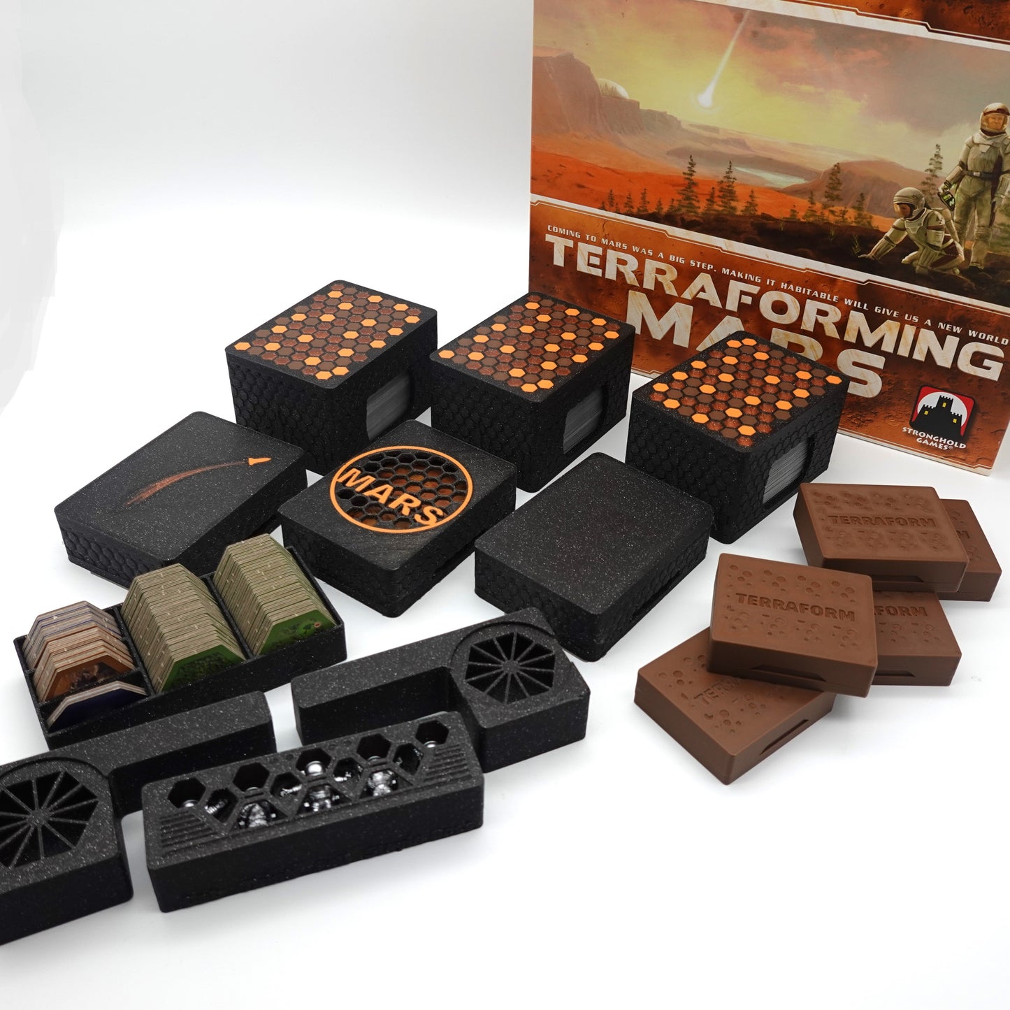 Organiser for Terraforming Mars Retail Box or Card Holder for On Mars