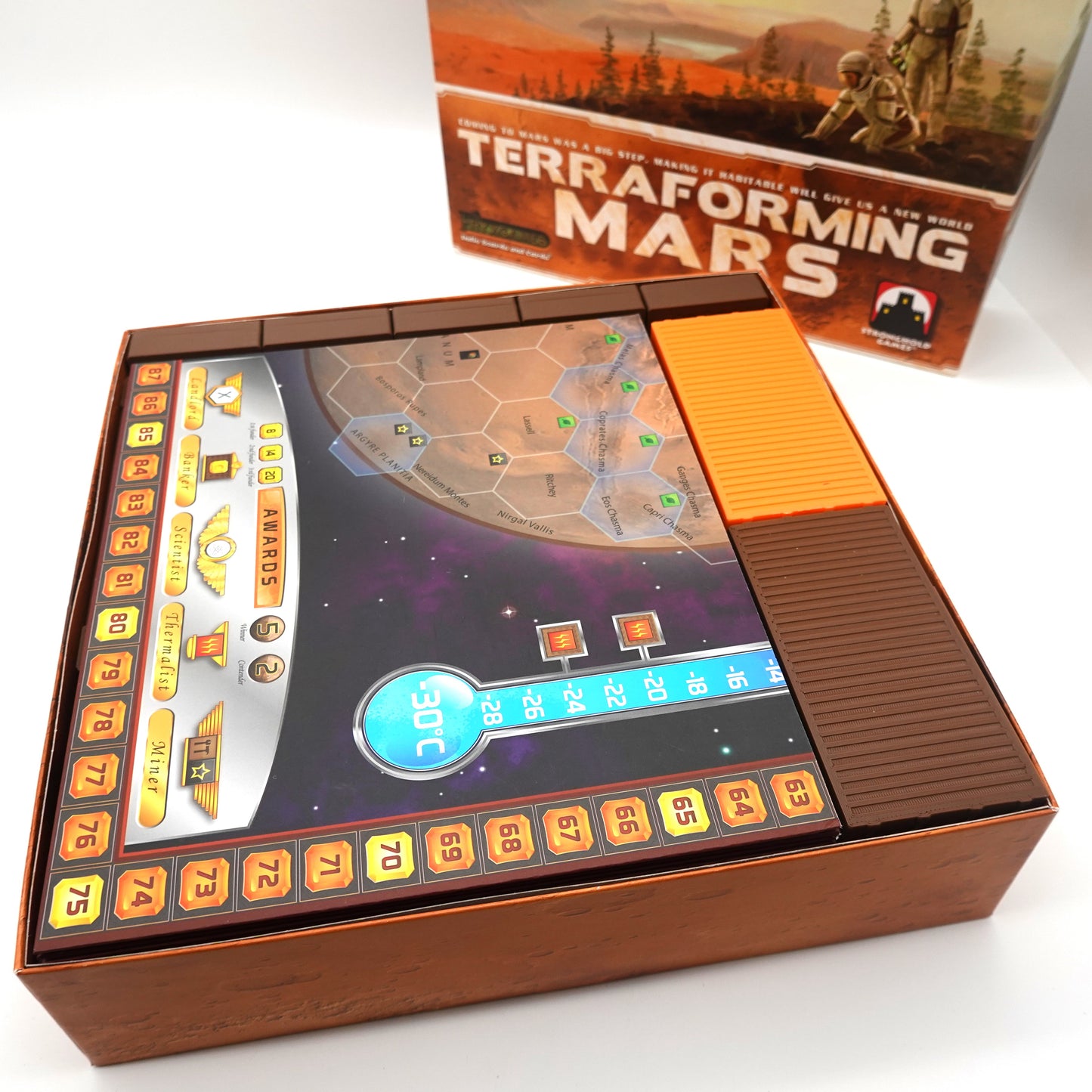 Organiser for Terraforming Mars Retail Box or Card Holder for On Mars