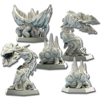Deep Rock Galactic Korlok Tyrant-Weed miniatures