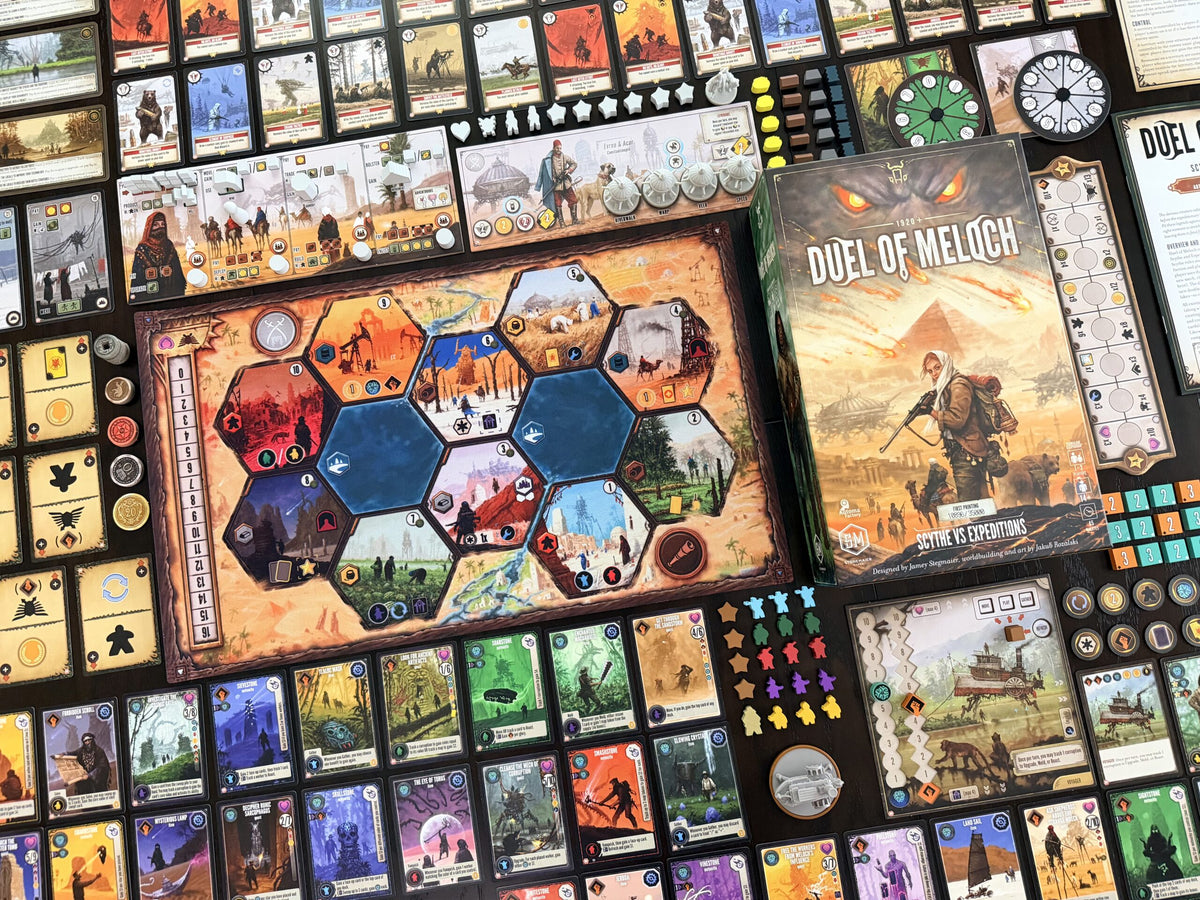Duel of Meloch game components