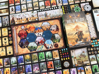 Duel of Meloch game components